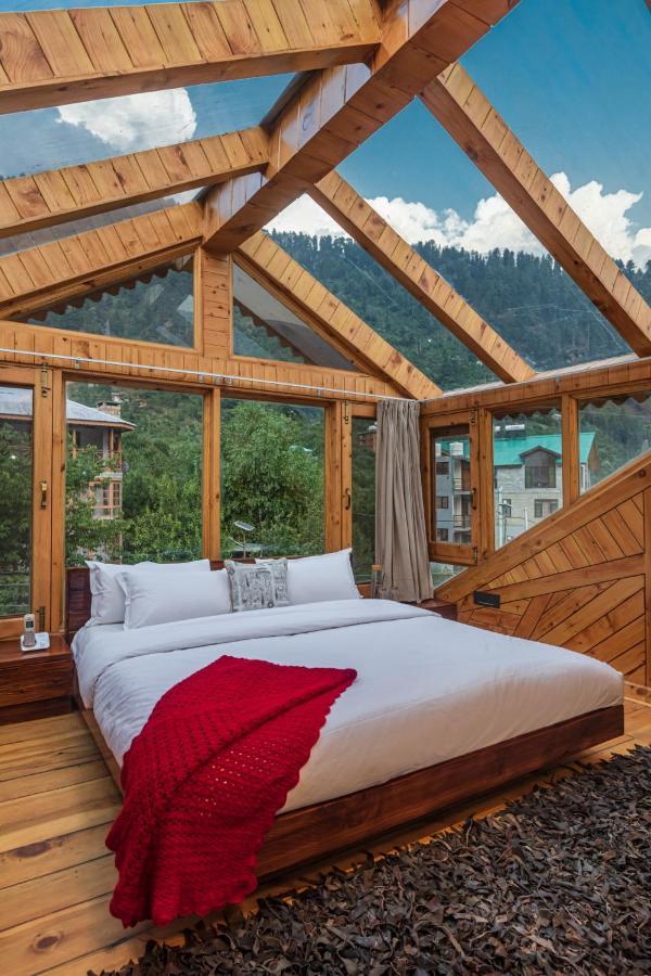 Saffronstays Monarch Manor, Manali - Regal Mansion Exterior foto