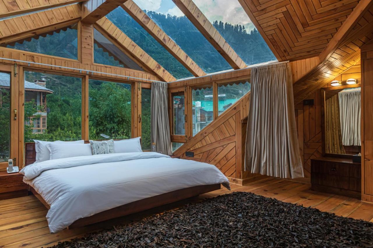 Saffronstays Monarch Manor, Manali - Regal Mansion Exterior foto