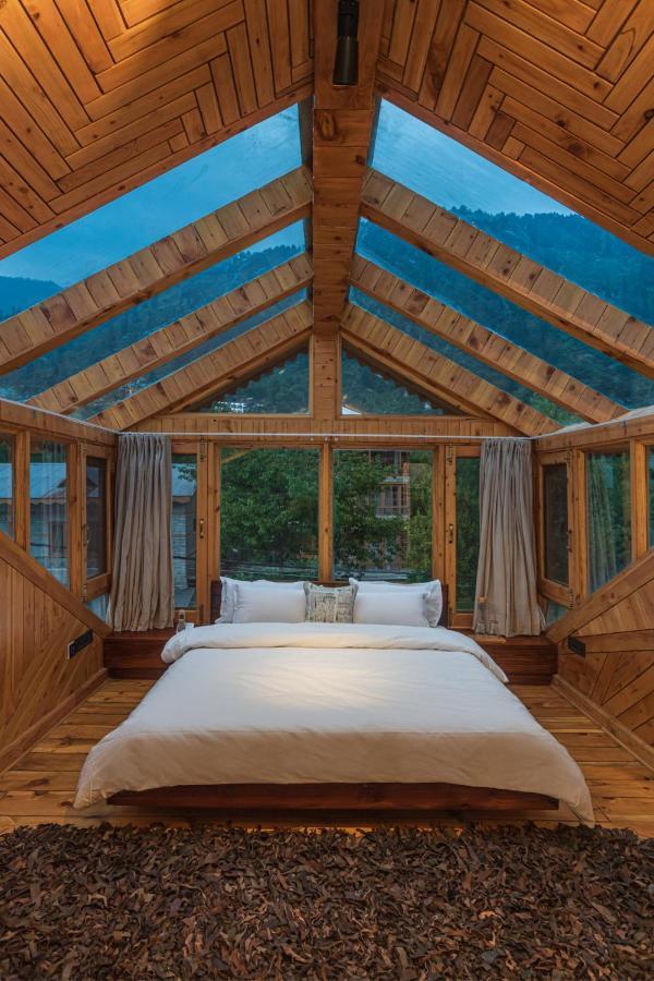 Saffronstays Monarch Manor, Manali - Regal Mansion Exterior foto