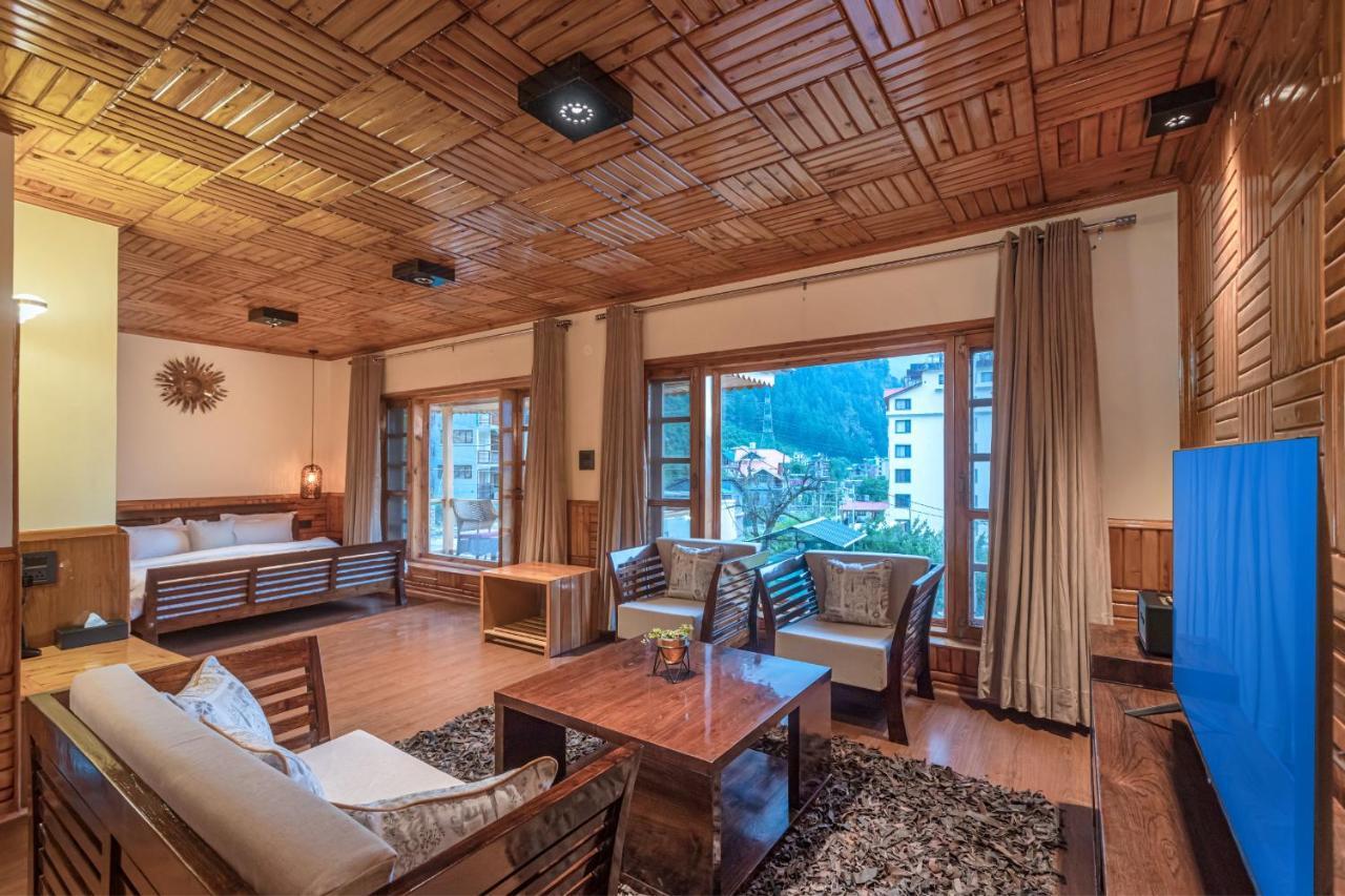 Saffronstays Monarch Manor, Manali - Regal Mansion Exterior foto